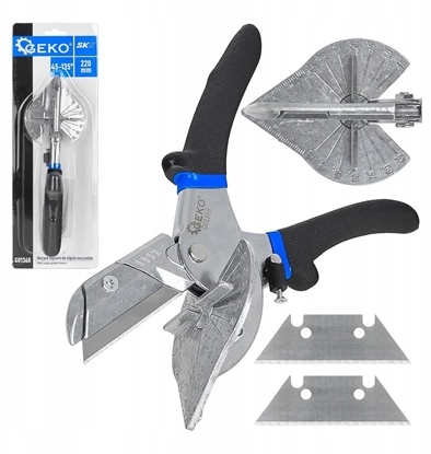 Изображение Geko Noyce ktowe do cicia uszczelek 45-135° 220mm