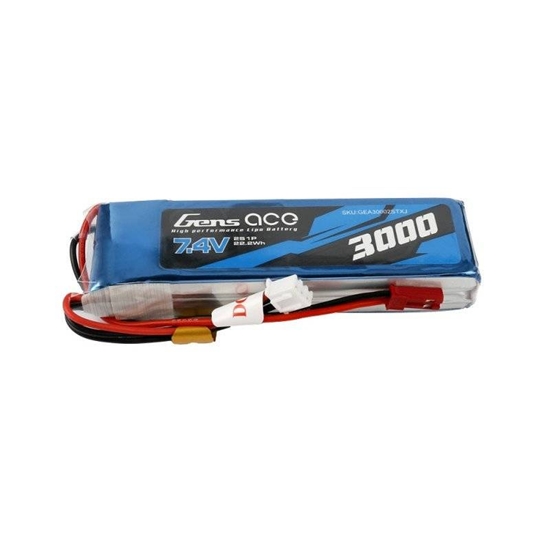 Picture of Gens Ace 3000mAh 7.4V 1C Gens Ace