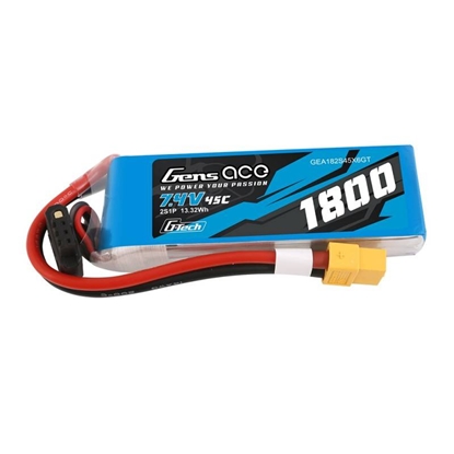 Picture of Gens Ace Akumulator GensAce G-Tech LiPo 1800mAh 7.4V 45C 2S1P XT60