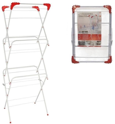 Attēls no Folding Clothesline With 3 Height Settings, 40X49X138cm