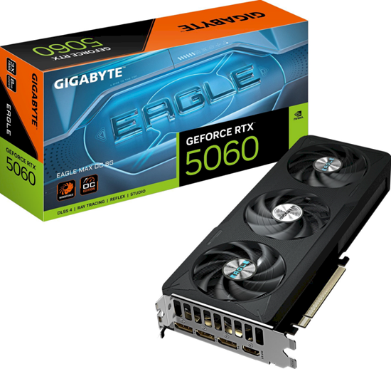 Picture of Gigabyte GeForce RTX 5060 Eagle MAX OC Graphics Card 8GB GDDR7