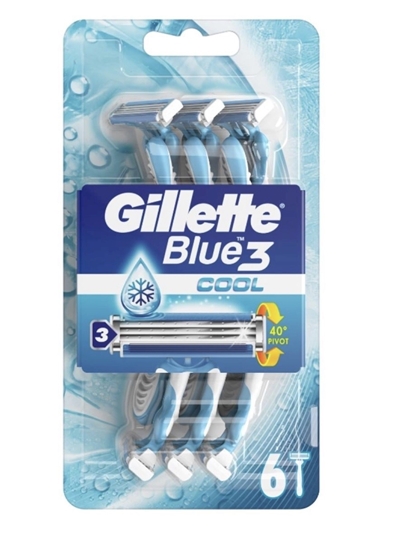 Изображение Gillette Blue3 Cool Disposable Razors 6pcs