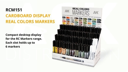 Picture of Gimmik AK Interactive:  Real Colors Markers - RCM151 - Cardboard Display (216)