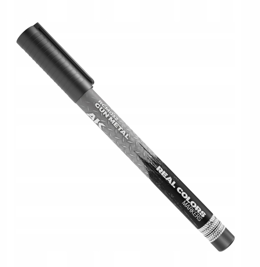 Picture of Gimmik AK Interactive: Real Colors Markers - RCM032 - Gun Metal