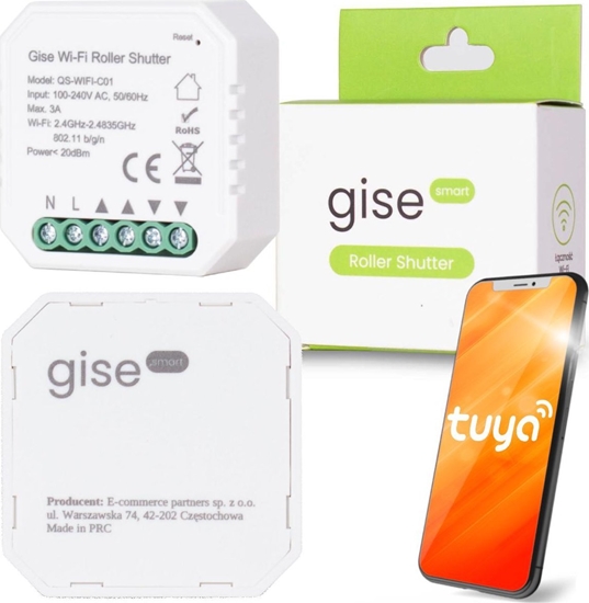 Picture of Gise GISE SMART Roller Shutter Sterownik roletowy Tuya WiFi