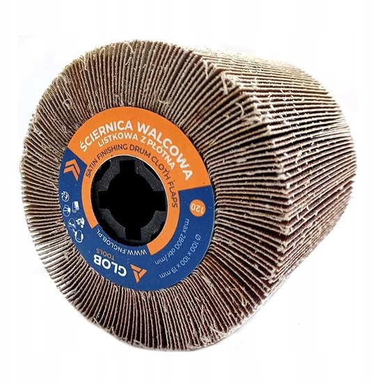Picture of Glob ciernica walcowa listkowa Glob Tools z pótna 100x100x19mm Satyniarka