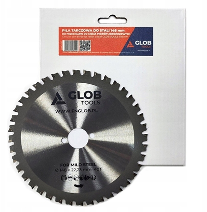 Attēls no Glob Pia tarczowa GLOB TOOLS TCT 148x22,23mm 40z do prtów zbrojeniowych