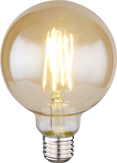 Изображение Globo Bursztynowa arówka E27 ledowa ciepa 7W Globo 11526A
