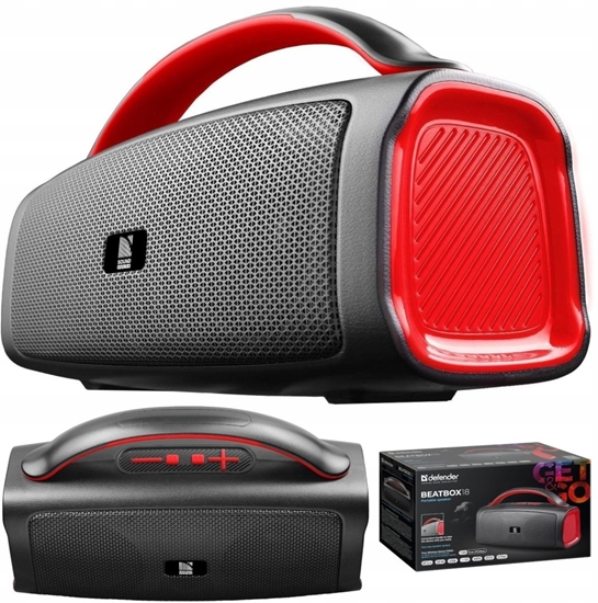 Picture of Gonik Defender Gonik Defender BEATBOX 18 Bluetooth 20W MP3/SD/USB/TWS czarny