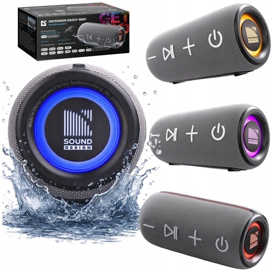 Picture of Gonik Defender Gonik Defender Enjoy S850 Bluetooth 25W MP3/LED/BT/AUX/USB/TWS/IP67/DSP