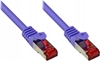 Изображение Good Connections RNS Patch Cable with Rastnasenschutz, Cat. 6, S/FTP, PiMF, PVC, 250MHz, violet, 2m, Good Connections (8060- 020V)