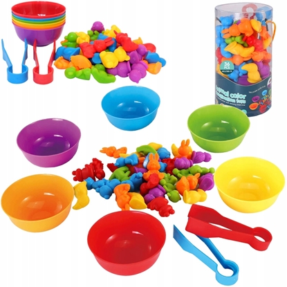 Изображение Gra edukacyjna Montessori zwierztka 36el.