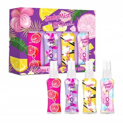 Picture of Grace Cole BODY MIST by So...? Zestaw Mgieki do ciaa  Pink Grapefruit, Vanilla, Candy Floss, Sweet Pea 4 x 50ml