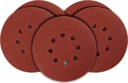 Attēls no Graphite Krki cierne 150 mm, K120, 5 szt., z 8 otworami, 65mm