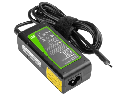 Изображение Green Cell USB-C Charger / AC Adapter Laptops  Tablets and Phones 45W 5/9/12/15/20V