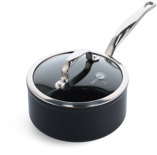 Picture of GreenPan Barcelona Pro Saucepan 20cm Black