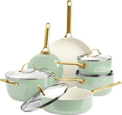 Изображение GreenPan Padova Reserve 6 pcs Pot & Pan Set Green
