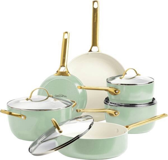 Picture of GreenPan Padova Reserve 6 pcs Pot & Pan Set Green