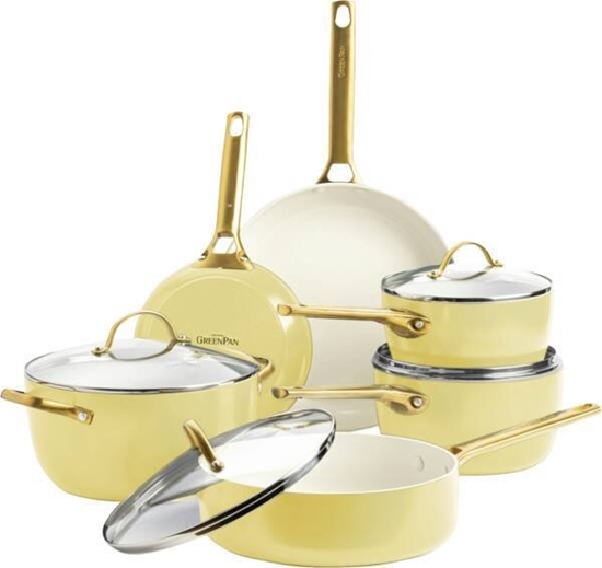 Picture of GreenPan Padova Reserve 6 pcs Pot & Pan Set Yellow