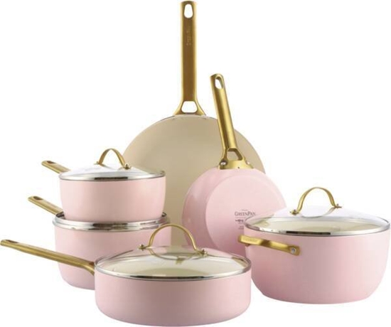 Изображение GreenPan Padova Reserve 6 pcs Pot & Pan Set Pink