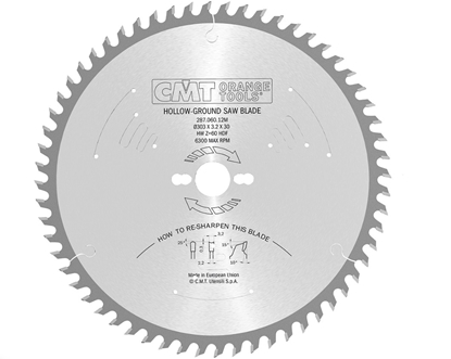 Picture of Griešanas disks kokam CMT 287.072.12M; 300x30 mm; Z72; 5°