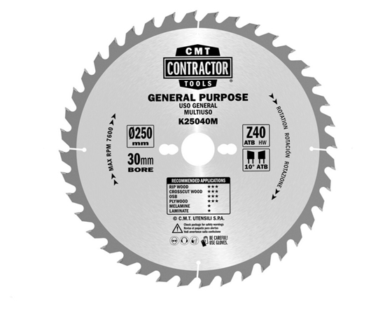 Picture of Griešanas disks kokam CMT K19024M; 190x30 mm; Z24; 20°