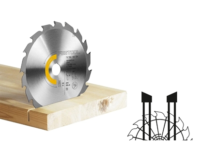 Attēls no Griešanas disks kokam Festool 578583; 160x20x1,6 mm; Z18; 15°