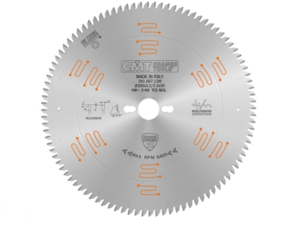 Picture of Griešanas disks laminātam CMT 281.810.60M; 210x30 mm; Z60; -3°