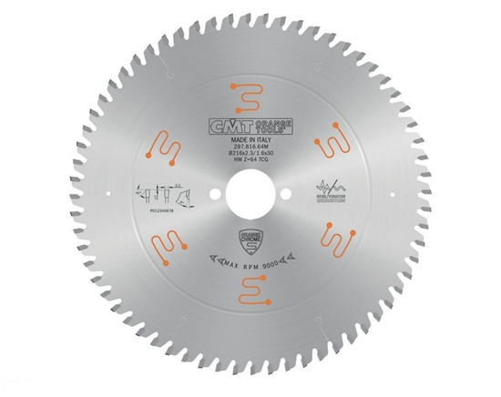 Picture of Griešanas disks metālam CMT 296.761.52H; 160x20 mm; Z52; -5°