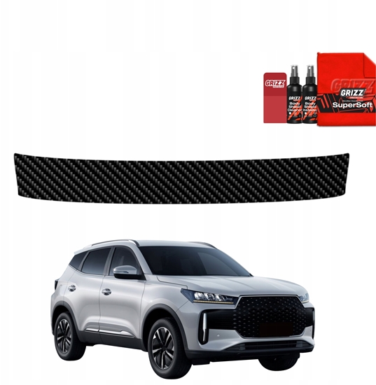 Picture of GrizzGlass Folia na próg baganika GrizzGlass BodyShield Carbon do Chery Tiggo 4 (2025-2026)