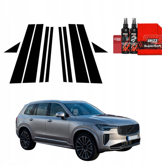 Изображение GrizzGlass Folia na supki GrizzGlass BodyShield Black do Volvo V90 (2026) [10w1]