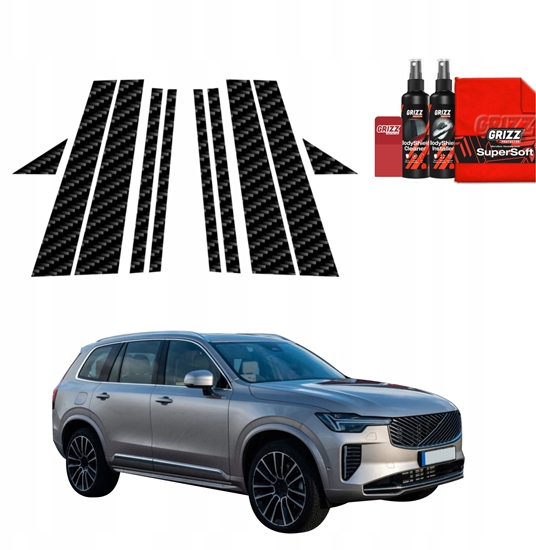 Picture of GrizzGlass Folia na supki GrizzGlass BodyShield Carbon do Volvo V90 (2026) [10w1]