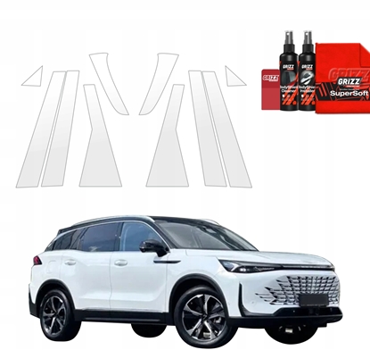 Attēls no GrizzGlass Folia ochronna na supki GrizzGlass BodyShield do BAIC BEIJING 7 (2024-2026) [12w1]