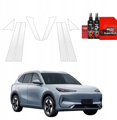 Attēls no GrizzGlass Folia ochronna na supki GrizzGlass BodyShield do Geely EX5 (2025-2026) [8w1]
