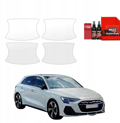 Attēls no GrizzGlass Folia ochronna pod klamki GrizzGlass BodyShield do Audi A3 8Y Hatchback 5D (2024-2026) [4w1]