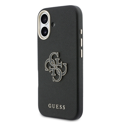 Attēls no Guess PU Resin Logo Case for iPhone 17 Black