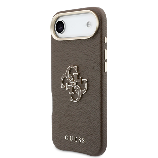 Изображение Guess PU Resin Logo Case for iPhone Air Brown