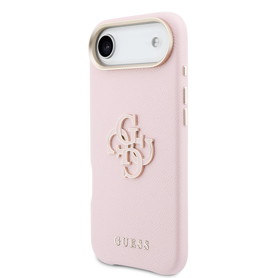 Изображение Guess PU Resin Logo Case for iPhone Air Pink