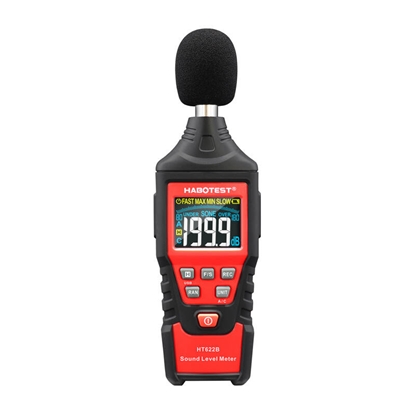 Изображение Habotest Cyfrowy miernik decybeli Habotest HT622B, USB, A/C