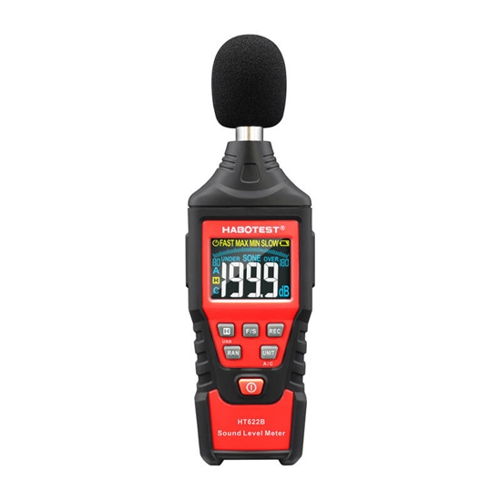 Изображение Habotest Cyfrowy miernik decybeli Habotest HT622B, USB, A/C