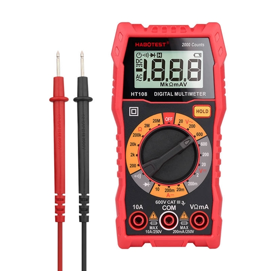 Изображение Habotest Cyfrowy multimetr uniwersalny Habotest HT108L