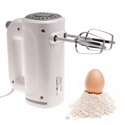 Attēls no Hand mixer, 150W (5 speeds), white, 6756, KAMILLE