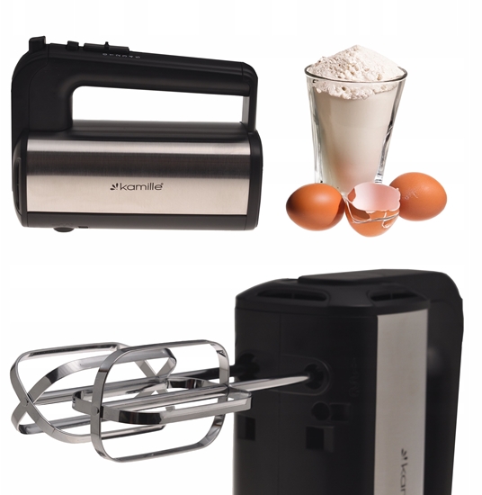 Picture of Hand mixer, 200W (5 speeds + TURBO), 6758, KAMILLE