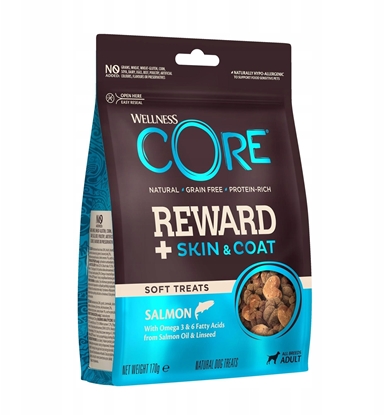 Изображение Happy Dog CORE Reward+ Skin and Coat przysmak dla psów dorosych oso 170g