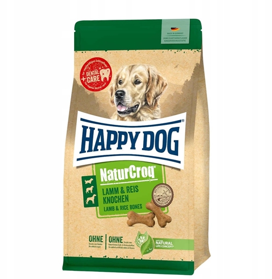 Picture of Happy Dog NaturCroq ko kostki z jagnicin i ryem przysmak dla rednich i duych psów 500g