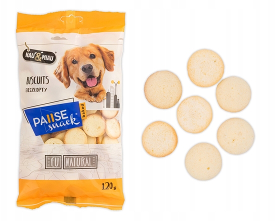 Picture of Hau&Miau Pausesnack Baked, przysmak dla psa, Biszkopty, 120 g