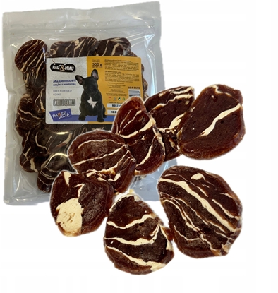 Изображение Hau&Miau Pausesnack przysmak dla psa, marmurkowe krki z woowin, 500g