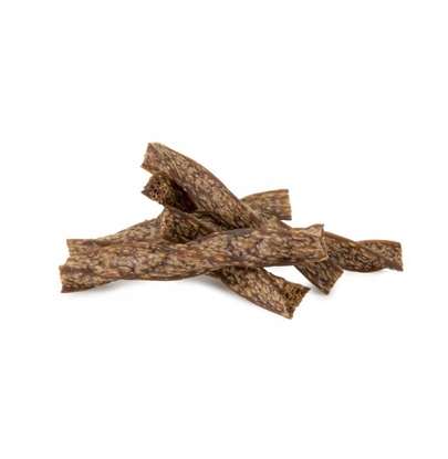 Изображение Hau&Miau Pausesnack przysmak dla psa, zakrcone paski z woowin, 500 g