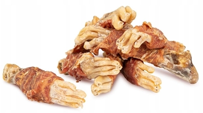 Изображение Hau&Miau Puzzo Snack, przysmak dla psa, apy królicze owinite kaczk, 300g