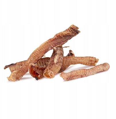 Attēls no Hau&Miau Puzzo Snack, przysmak dla psa, tchawica jagnca, okoo 14-17cm, 100g